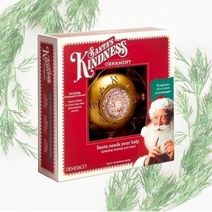 Demdaco Gold Christmas Ornament Santas Kindness Ornament